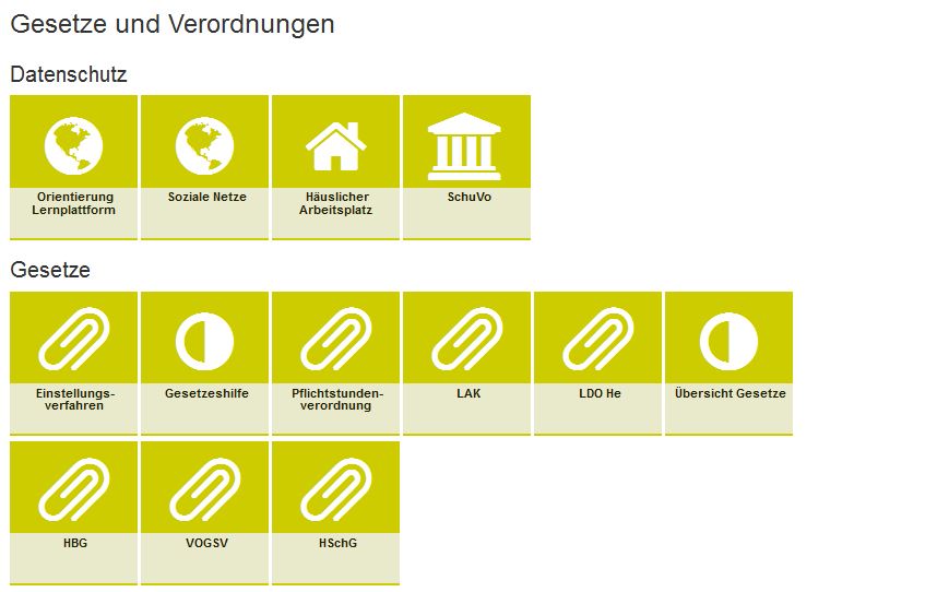 Gesetze und Verordnungen | Schulportal Hessen