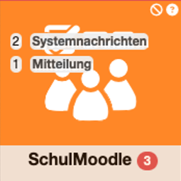 SchulMoodle Mitteilungen